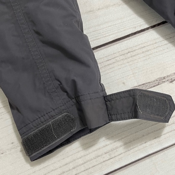 The North Face dark gray HyVent Belted Goose Down Parka Women's Hooded size M - Picture 8 of 11